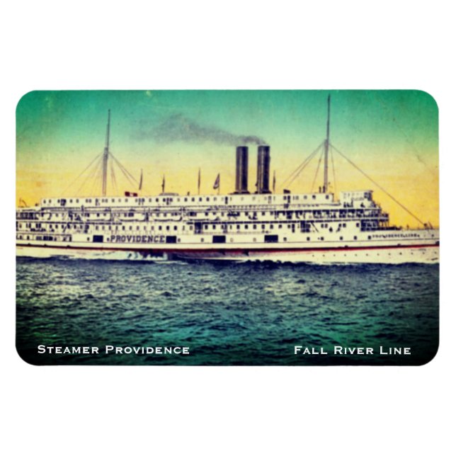 Ímã Fall River Line, Vapor "Providence" (Horizontal)