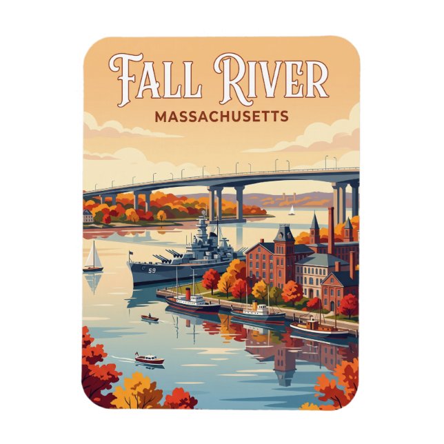 Ímã Fall River, Massachusetts (Vertical)
