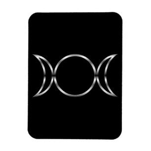 Ímã Falln Pagan Triple Goddese Symbol