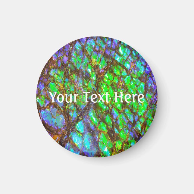 Imã Falln Peacock Ammolite (Frente)