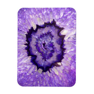 Ímã Falln Purple Agate Geode
