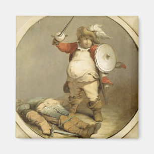 Imã Falstaff with the Body of Hotspur, c.1786 (óleo em