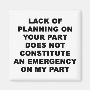 Imã Falta do planeamento