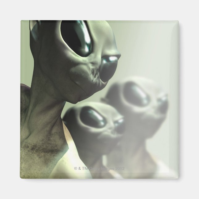 Imã Família de aliens amontoados. (Frente)