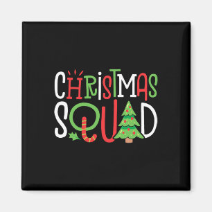 Imã Família De Árvores Xmas Engraçada Na Praça De Nata