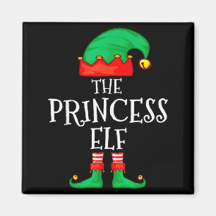 Imã Família de Elfo Divertida Camisola de Natal Prince