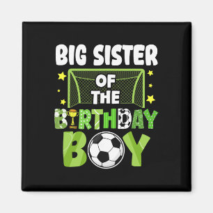 Imã Família de Futebol Irmã Mais Velha Aniversário do 