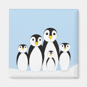 Imã Família de pinguins