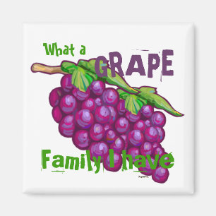 Imã Família de Uvas (personalizar)