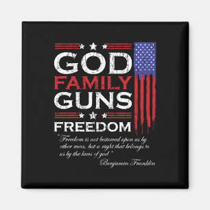 Imã Família Deus Armas E Liberdade Cristão Mega 2020 T