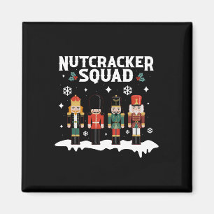 Imã Família Esquadrão Nutcracker Correspondendo Natal 