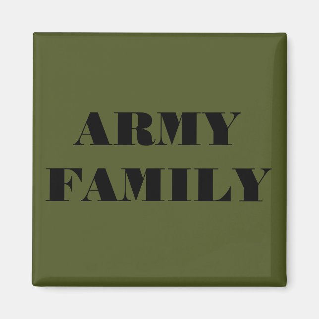 Imã Família Magnet Army (Frente)