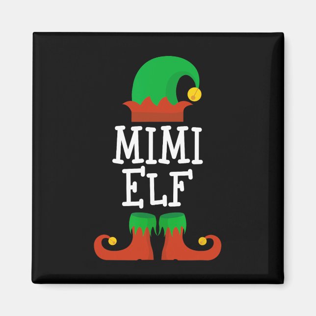 Imã Família O Mimi Elf Matando O Natal Pj Pajama X (Frente)