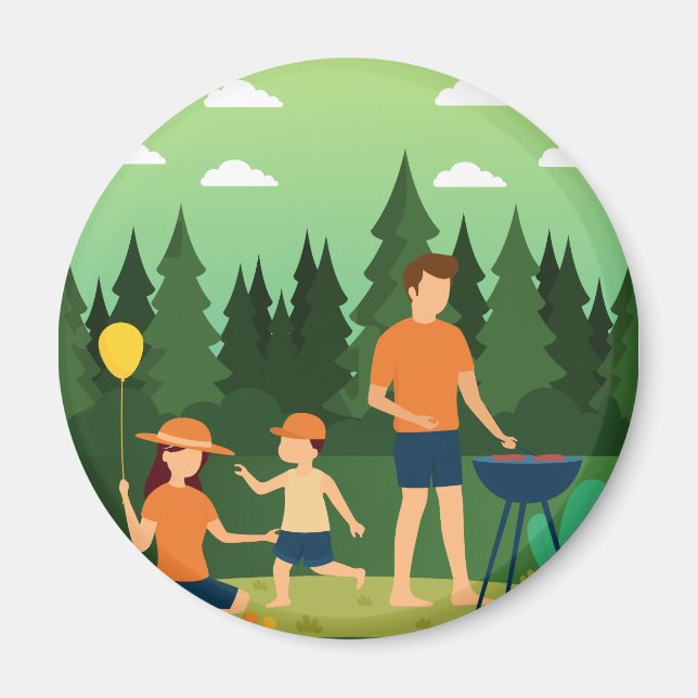 IMÃ FAMÍLIA PICNIC (Frente)