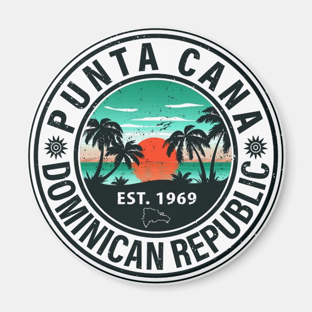 Imã Família Punta Cana República Dominicana Souvenir 8 (Frente)