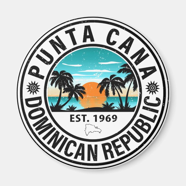 Imã Família Punta Cana República Dominicana Souvenir 8 (Frente)