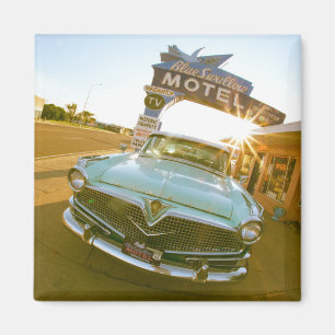 Imã Famoso Motel Blue Swallow na Rota 66