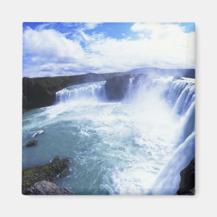 Imã Famosos Jodafoss Caem no centro da Islândia