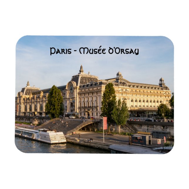 Ímã Famous Musée d'Orsay - Paris, França, Europa (Horizontal)