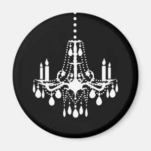 Imã Fancy White Chandelier