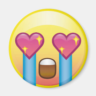Imã Fangirl excitou o ímã feliz de grito de Emoji do