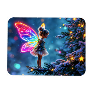 Ímã Fantasia das luzes brilhantes da fada de Natal
