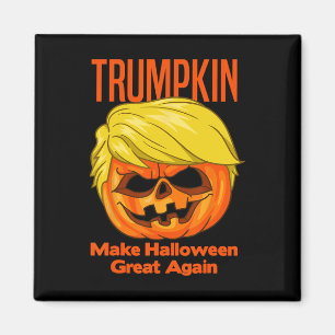 Imã Fantasia de Abóbora de Halloween Engraçada Trumpki