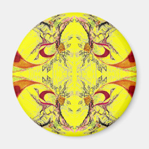 Imã Fantasia de Árvores e Pássaros