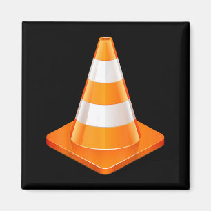 Imã Fantasia de Cone de Trânsito de Halloween