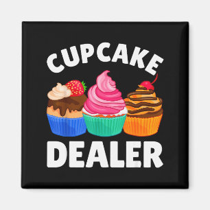 Imã Fantasia de Cupcake Legal Para Homens Mulheres Ass