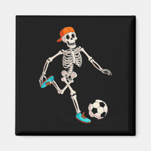 Imã Fantasia de Halloween de Futebol de Esqueleto