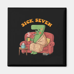 Imã Fantasia de Halloween Sick Seven 67 Diversão de Jo