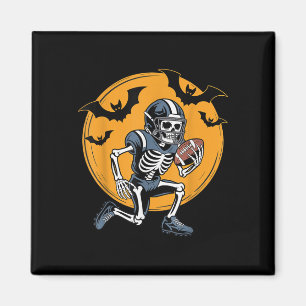 Imã Fantasia desportiva de Halloween Skeleton de futeb