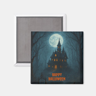 Imã Fantasia Gótica Castelo assombrado e Misty Moonl