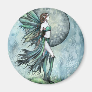 Imã Fantasia Gótica Destemida Arte de Fadas Molly Harr