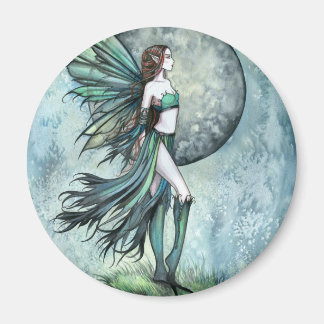 Imã Fantasia Gótica Destemida Arte de Fadas Molly Harr