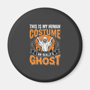 Imã Fantasia Humana de Fantasma de Halloween Engraçada