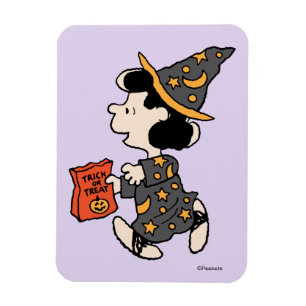 Ímã Fantasias de Bruxa Lucy Peanuts Halloween