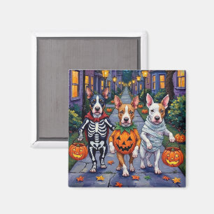 Imã Fantasias de Bull Terrier no Halloween