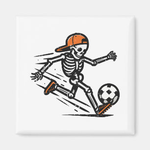 Imã Fantasias de Futebol Esqueleto de Halloween para H