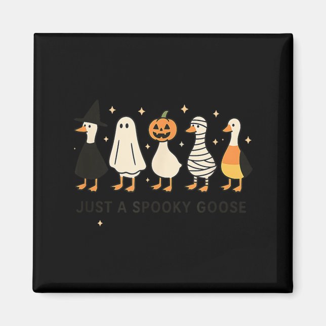 Imã Fantasias de Ganso Assustador de Halloween (Frente)