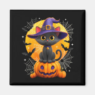 Imã Fantasias de Halloween de Gata Preta da Lua, Bruxa