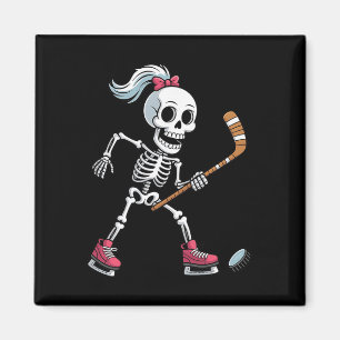 Imã Fantasias de Halloween de Hóquei no Gelo Esqueleto