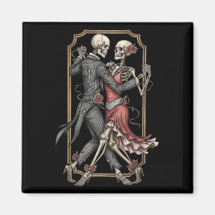 Imã Fantasias de Halloween de Tango de Esqueleto Dança