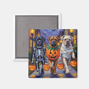 Imã Fantasias de Halloween para Bullmastiff pedindo do