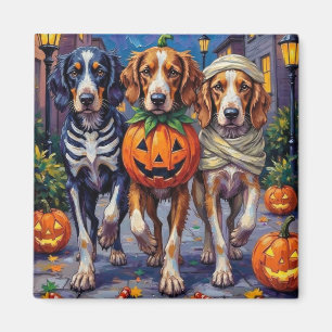 Imã Fantasias de Halloween para English Setter em Doce