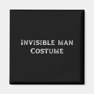 Imã Fantasias de Homem Invisível Divertidas e Preguiço