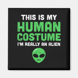 Imã Fantasias Humanas De Halloween Sou Um Alien Divert