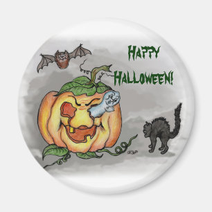 Imã Fantasma, Bat e Cat, Feliz Halloween!
