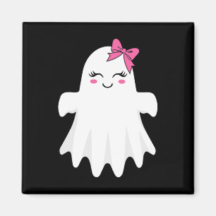 Imã Fantasma Bonita Com Arco Boo Halloween Figurume Pa